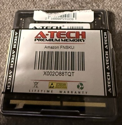 A-Tech Premium Memory 32GB Kit 2x16GB DDR4-25600 SO-DIMM 260-Pin Non-ECC NEW