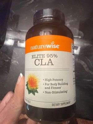CLA 1300 95% Active Conjugated Linoleic Acid 180 Softgels Weight Support