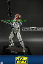 Hot Ht Tms065 Captain Vaughn Star Wars: The Clone Wars 1/6 30cm Action Figure