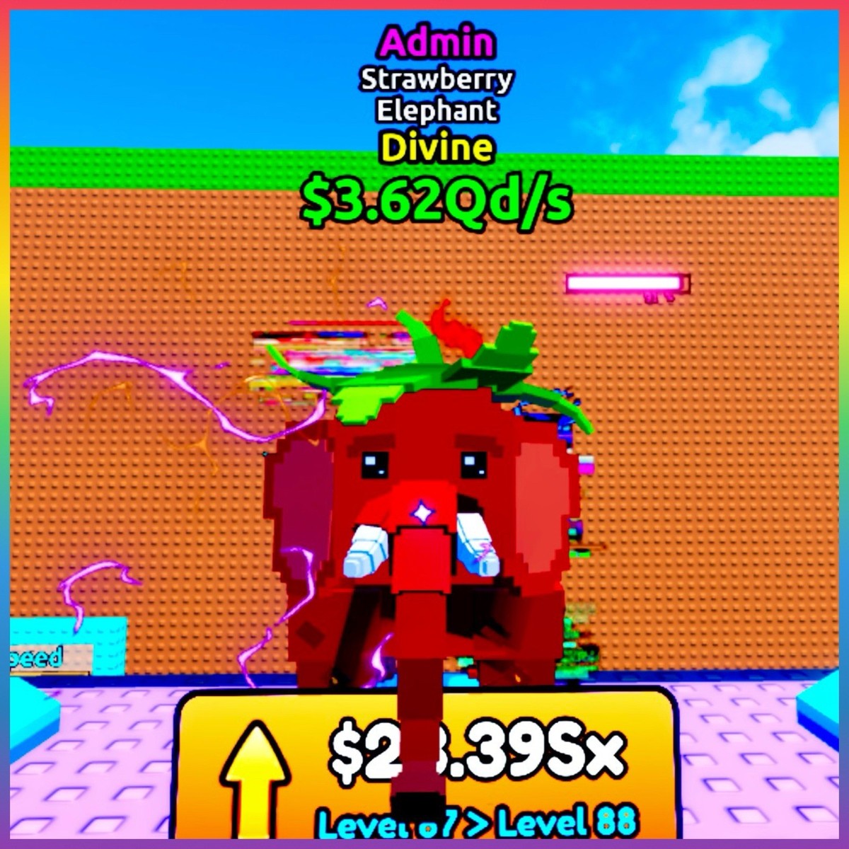 Strawberry Elephant | 🍓 DIVINE ✓ Escape Tsunami for Brainrots