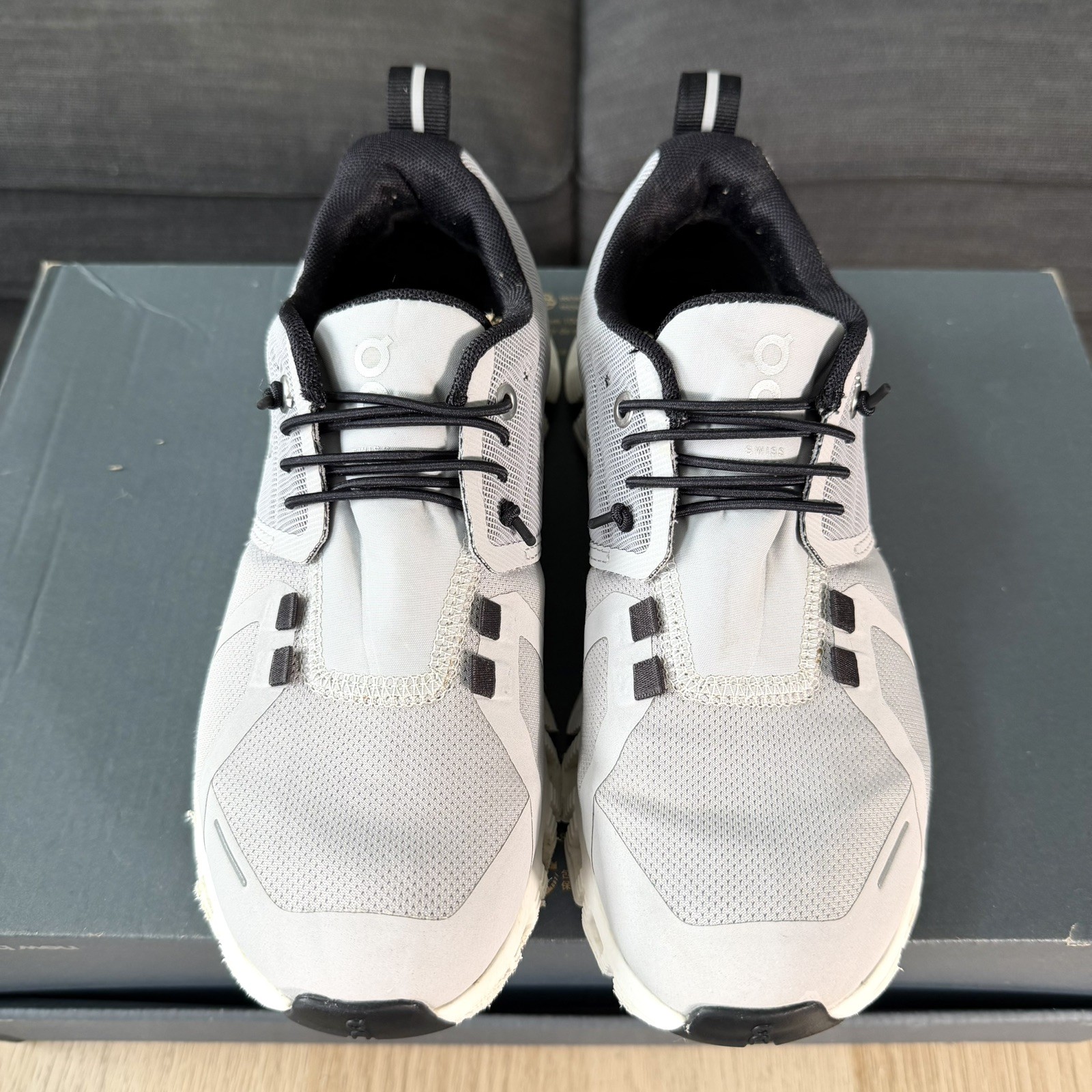 On Cloud 5 Waterproof Gray CloudTec Running Sneak… - image 4