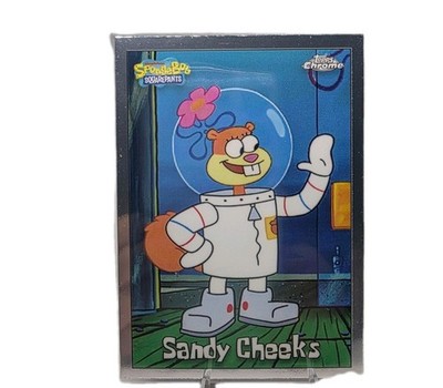 Sandy Cheeks 2025 Topps Chrome SpongeBob SquarePants Base Card 27