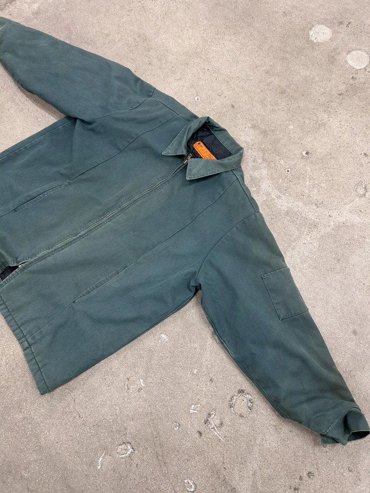 Chaqueta vintage roja Kap para hombre XL azul marino verde bosque Foto 3 de 4