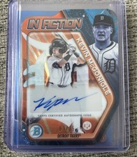 2025 Bowman Draft Kevin McGonigle In Action Orange Refractor Auto 01/25