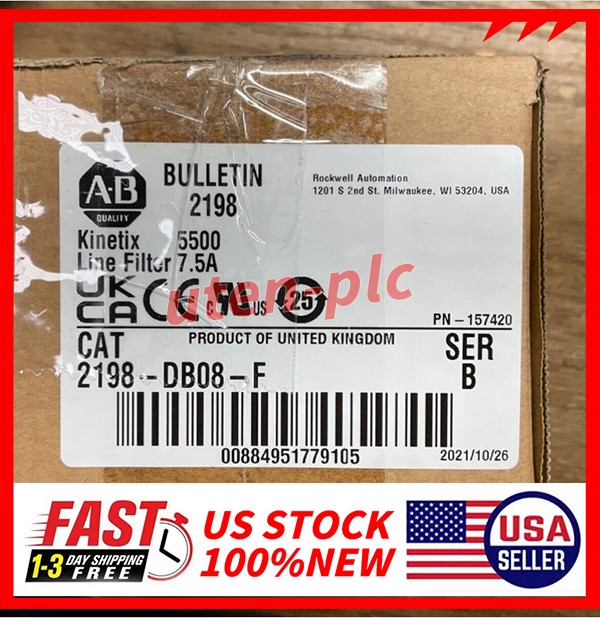New Sealed Allen-Bradley 2198-DB08-F Servo Drive Free Shipping