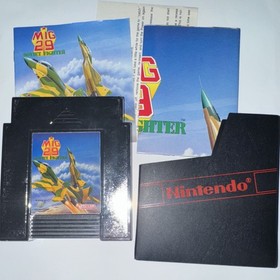 Nintendo NES Mig 29: Soviet Fighter Complete + All Papers, MINT Silver Cartridge