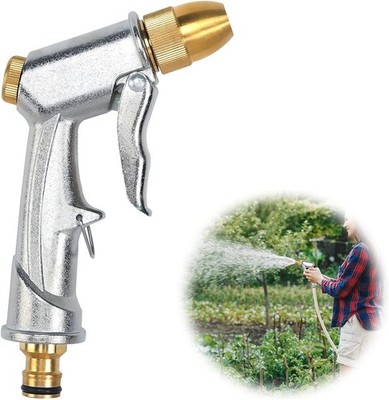Garden Shower Metal Heavy Duty High Pressure Nozzle Hand Shower Garden Spraye...