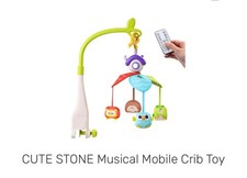 Cute Stone Musical Mobile Crib Toy