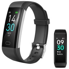 Fitness Tracker with Heart Rate Monitor/Step Counter/Calories, Smart Watch Ac...