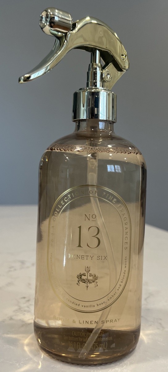 Ninety Six No. 13 DW Home Room Linen Spray 16.1 Oz Vanilla Bean