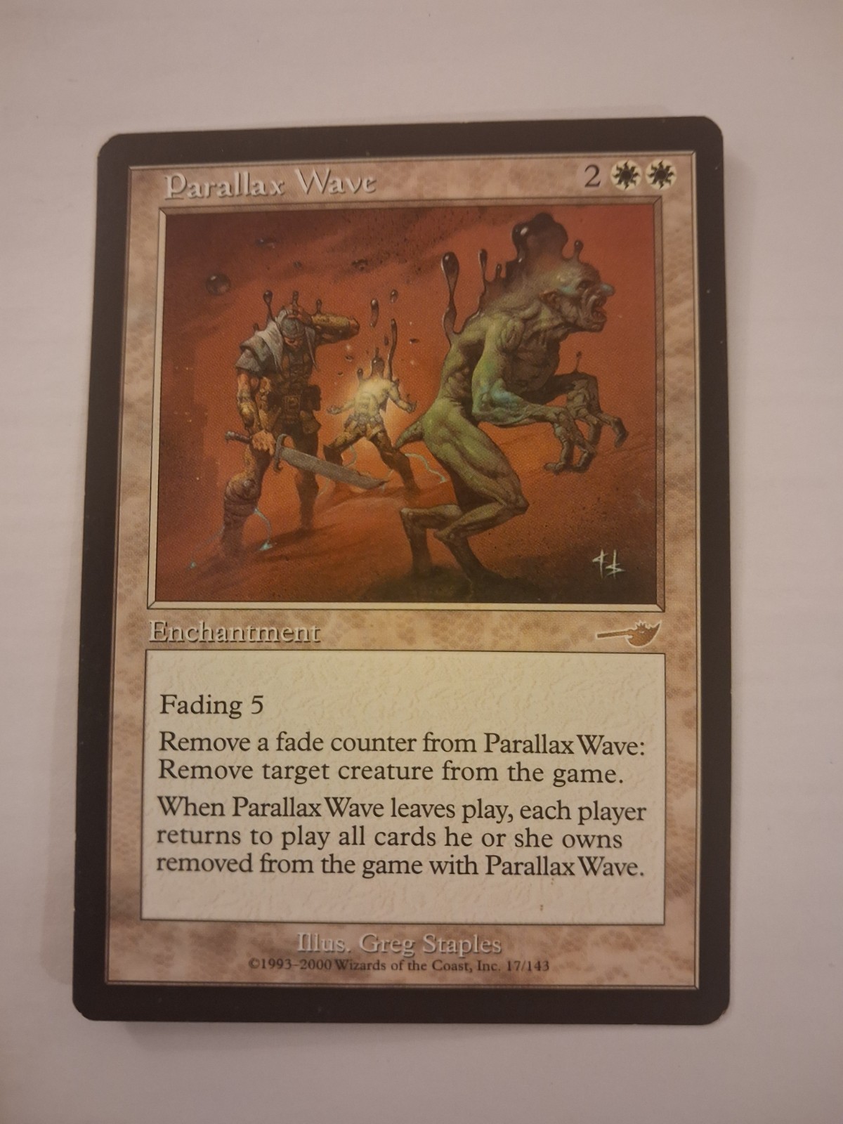 MTG Parallax Wave Normal Nemesis # 17 NM