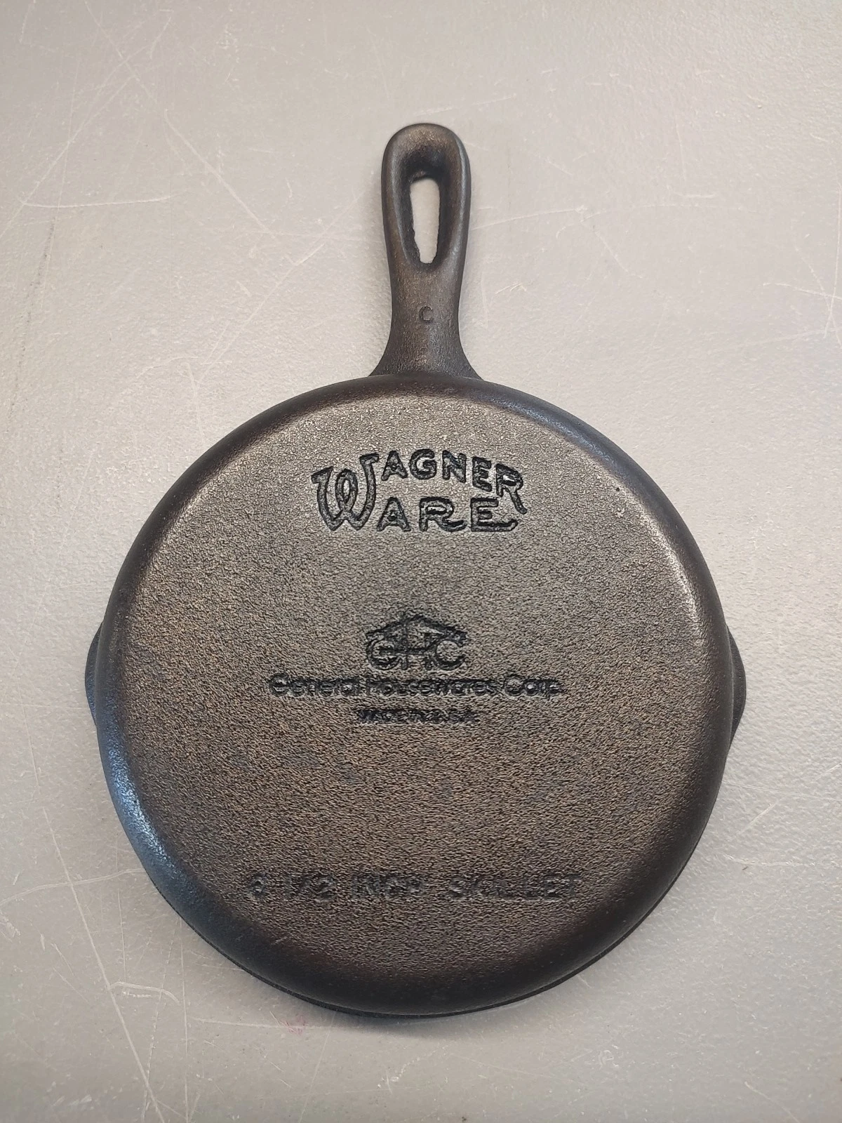 Wagner Ware GHC 6 1/2 Inch Cast Iron Skillet – USA – Restored & Seasoned Super!!
