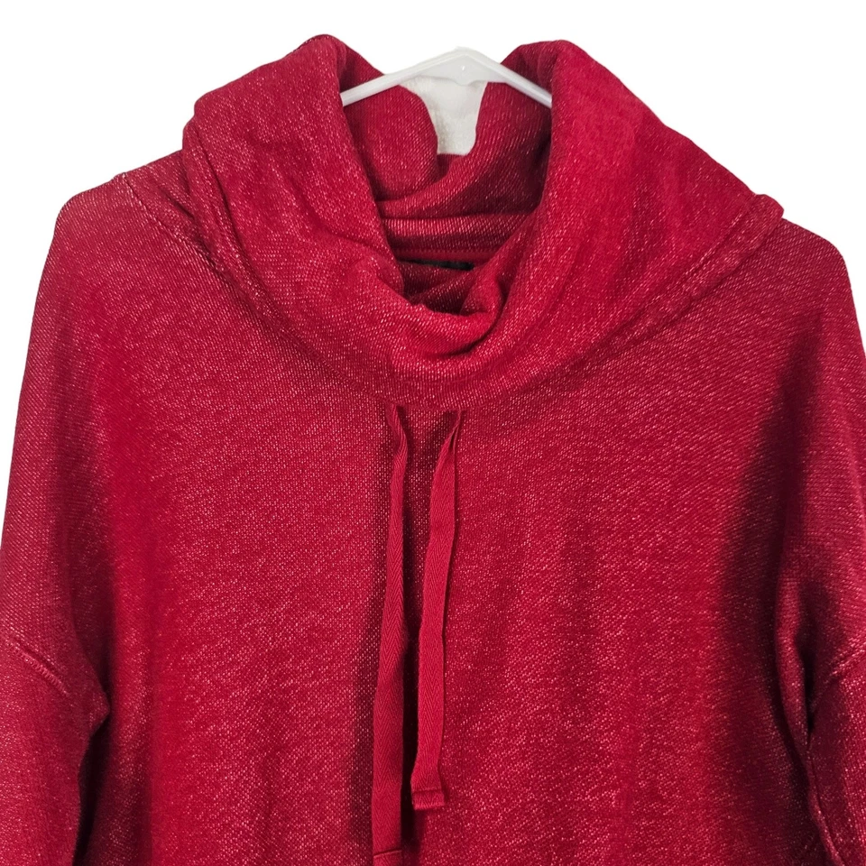 Толстовка женская Ralph Lauren с воротником-хомутом классическая опрятная размер XL праздничная красная - Изображение 2 из 4