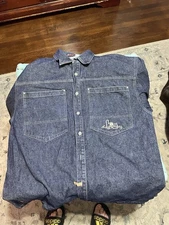 Vintage Hedz Up Street Gear Denim Jacket Men’s 4XL