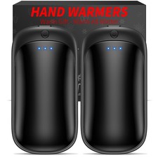 Lerat 2 Pack Hand Warmers Rechargeable, Portable Electric Handwarmers Reusabl...