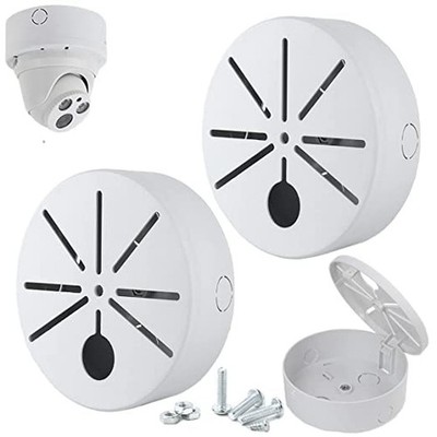 Puyreeinn 2 Pack Universal Bullet Security Mount Box, Dome Camera White 
