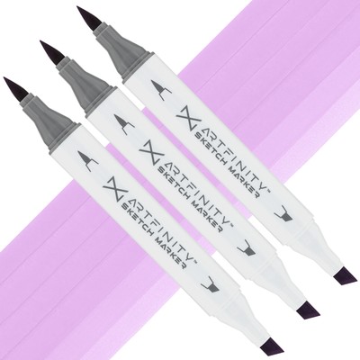 Artfinity Sketch Marker Sets - [Greyed Lavender V5-3 - Set of 3]