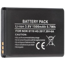 Batteria adatta per Nokia 8110 4G 2017, BV-6A Li-Ion 3,8 Volt 53,2 x 38,0 x 5,9 mm