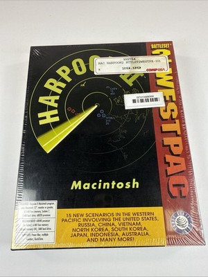 Harpoon 2 Battle Set 2 Westpac Big Box Factory Sealed For Macintosh