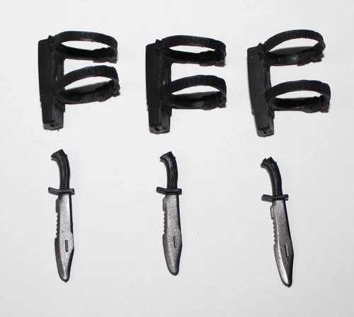 PURGE 888 - Alpha Snake Eyes Knife Lot - GIJOE CLASSIFIED SERIES 6" Scale 1/12