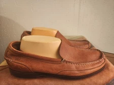 Sperry Top Sider Men's 11M Brown Leather Slip On Loafers Shoes #40