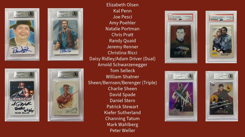 Stars of Hollywood Hobby Box 1 Celebrity Certified Autograph Per Box