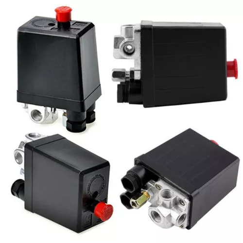 175PSI Air Compressor Switch 175PSI Control Valve Heavy Duty Pressure Black NEW - Picture 1 of 14