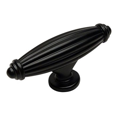 Cosmas Cabinet Hardware Flat / Matte Black Knobs #7121FB