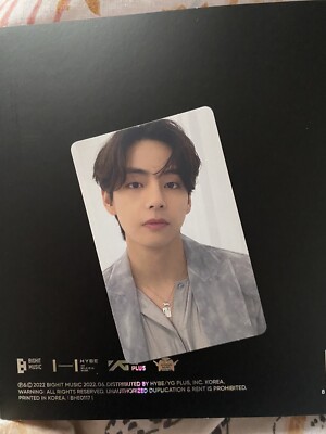 OFFICIAL BTS Proof Album Compact V Taehyung Photocard Pc
