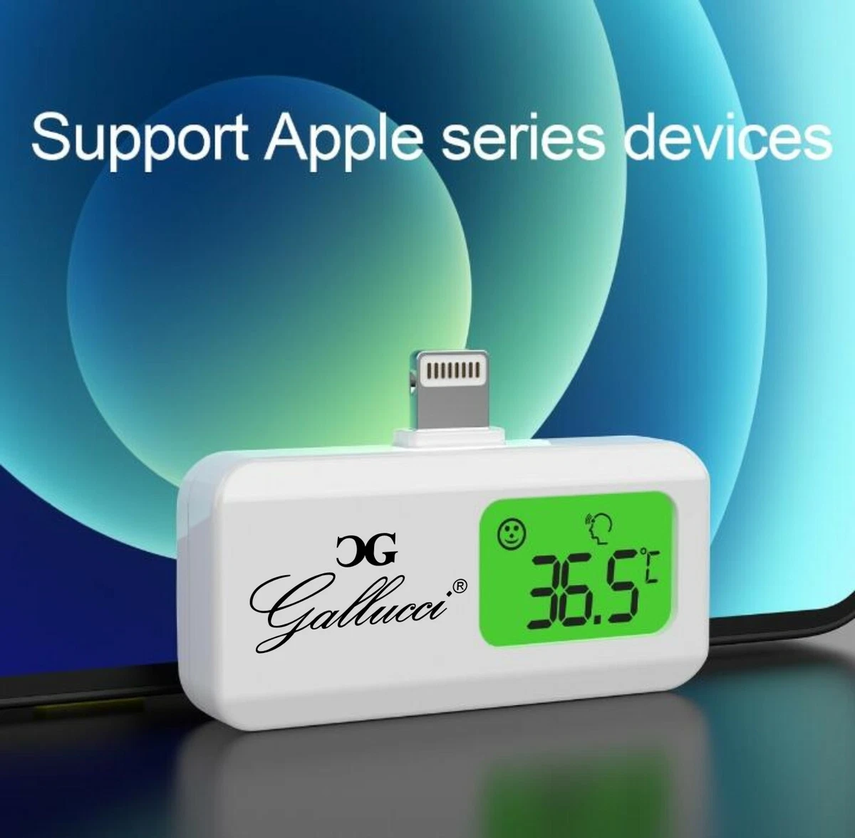 Smart Mobile Phone Thermometer Non Contact Temperature Sensor iOS