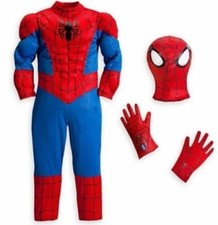 New SPIDERMAN SPIDEY COSTUME DISNEY STORE SIZE 4