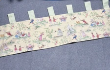 Fairytale Curtain Valance for Baby Nursery 62x15" Over the Moon Fabric Covington