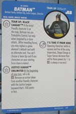 TEAM UP BATMAN 005A.07 BLACK CANARY Justice League Unlimited DC HeroClix