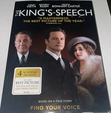 The King's Speech (DVD, 2011) Colin Firth, Helena Bonham Carter, Geoffrey Rush.