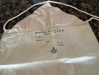 Vintage Masonic White Soft Lamb Leather Apron Akron Lodge NO 083; Akron Ohio — photo 1