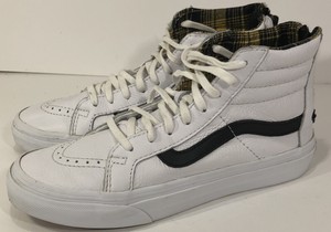 vans leather high tops womens