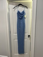 windsor prom dress small - Light Blue