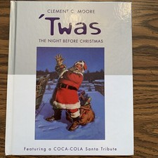 Vintage Coca-Cola 'Twas The Night Before Christmas Clement C Moore Hallmark 2001