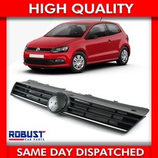 FRONT CHROME GRILLE MAIN UPPER CENTER FOR VOLKSWAGEN POLO 6C0853651 (2014+ON)