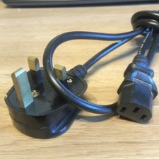 UK 3 Pin Laptop PowerCable Plug also Kettle