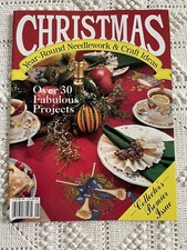 Christmas Year-Round Needlework  Craft Ideas Magazine Cross Stitch Quilting1990