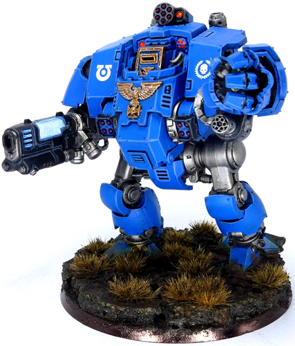 Warhammer 40k Space Marines Ultramarines Primaris Redemptor Dreadnought - Bild 21 von 24