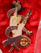 Hard Rock Cafe Pin Las Vegas XXX GIRL Film star hat lapel pinsanity 4