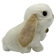 Realistic Rabbit Plush Two Tone Lop Ear Easter Bunny Woodland Stuffed Animal