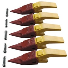 U43792 Adapter Shanks, 23TL Bucket Teeth w/ TF23P Pins For 23 230 Series - 5 Set
