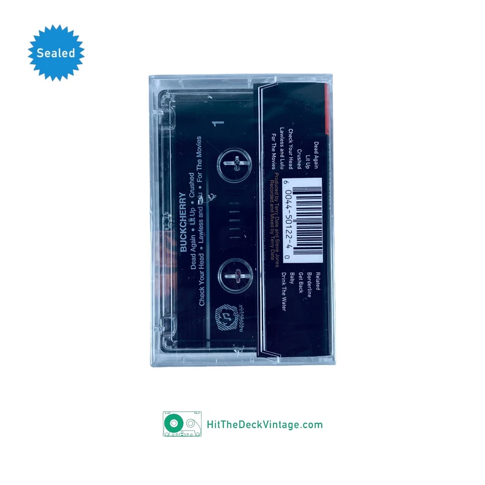 Buckcherry Self-Titled Cassette Tape (1999) Buck Cherry S/T 90s Alt Rock SEALED - Image 2 of 3