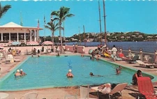 Postcard Pool Princess Hotel Bermuda 