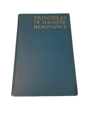 Principles of Magnetic Resonance w/ Examples Solid State Physics 1963 Slichter