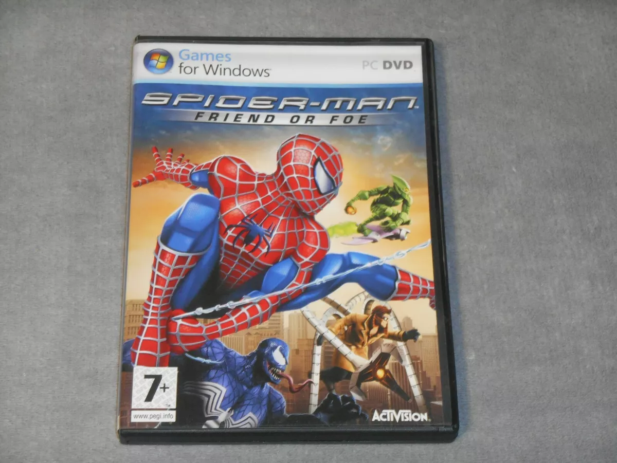 SPIDER-MAN WEB OF Shadows PC GAME DVD - USED - WITH MANUAL - GOOD