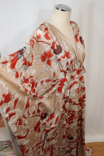 Aakaa Maxi Dress Side Slit Tie Size Small (23) - Picture 8 of 11